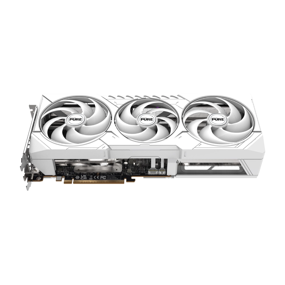 Sapphire Graphic Card Pure RX 9070 16GB GDDR6 OC Triple Fan view 3